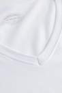 Intimissimi - White Stretch Supima Cotton T-Shirt With V Neck