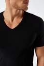Intimissimi - Black Supima Cotton V-Neck T-Shirt