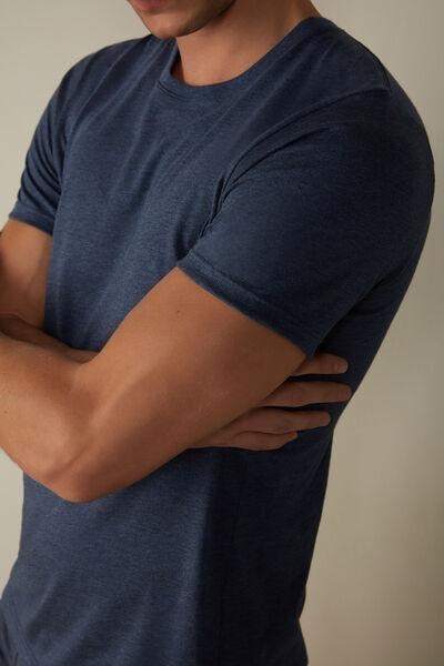 DENIM BLUE BLEND Superior Cotton T-Shirt, , large image number 1