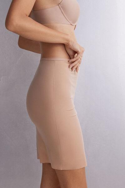 Beige Ultralight Microfibre Underskirt, , large image number 1