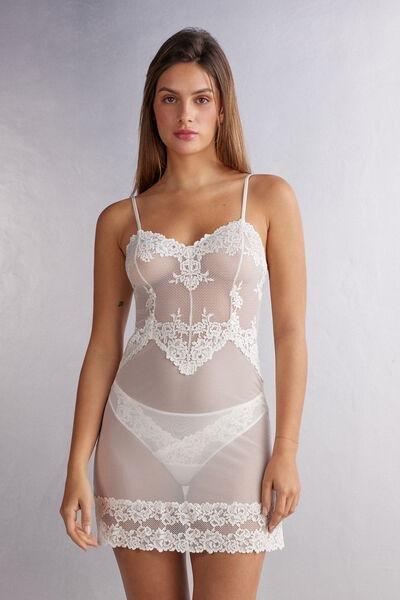 White Printed Babydoll, , large image number 0