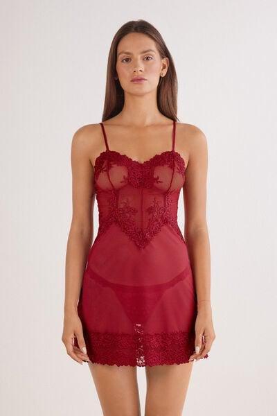 SEALING WAX RED Pretty Flowers Babydoll, Wax Red, large image number 0