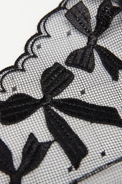 Black Frou Frou Romance Babydoll, , large image number 4