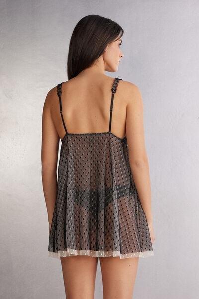 Black Cool Elegance Babydoll, , large image number 3