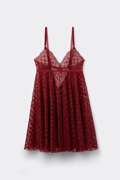 Red She Is A Classic Lace Babydoll, 5601_770J, large image number 2