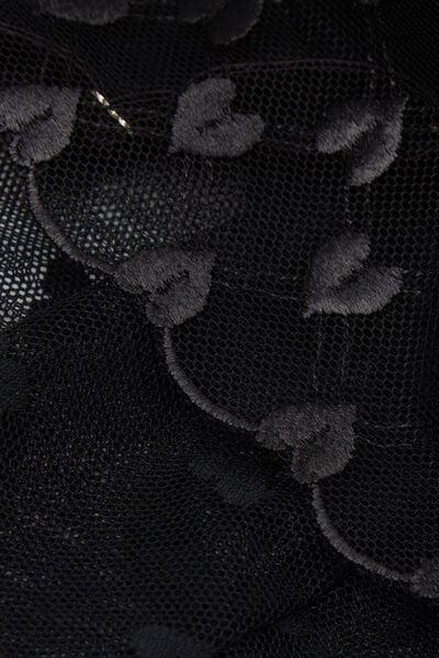 Black The Love Club Lace Babydoll, Black, large image number 4