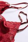 Intimissimi - Red Silk Slip With Lace Insert Detail