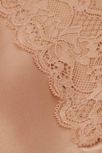 Pink Thin Straps Slip Dress, Satin Pink, large image number 12