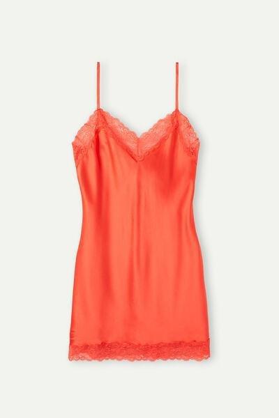 Silk Slip with Lace Insert Detail - Intimissimi