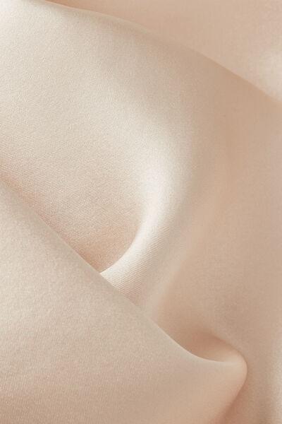 Cream Thin Straps Slip Dress, , large image number 4