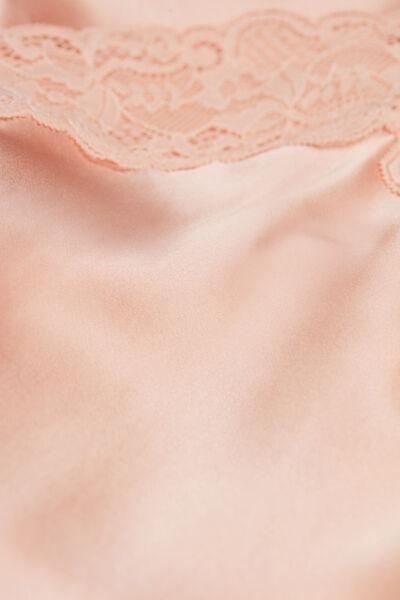 Pink Silk Slip Dress, , large image number 4