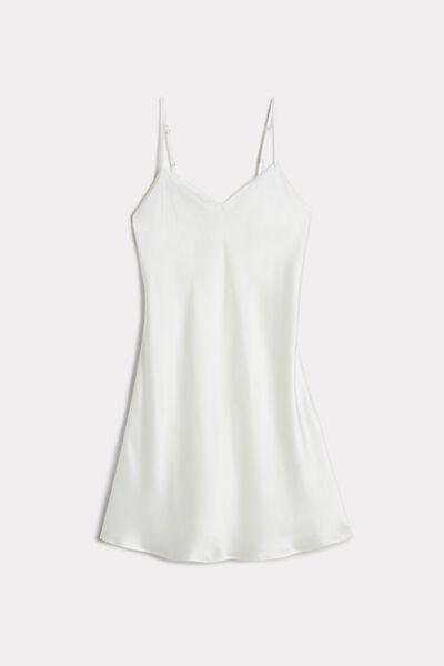 White  Silk Slip, , large image number 4