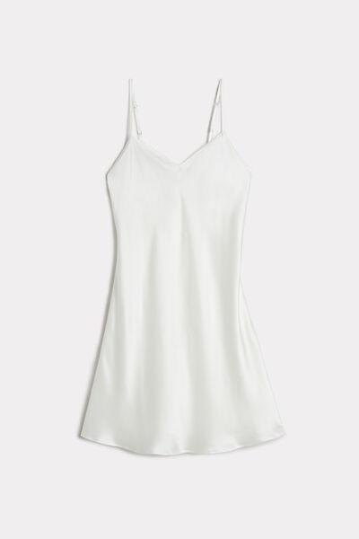 White  Silk Slip, , large image number 6