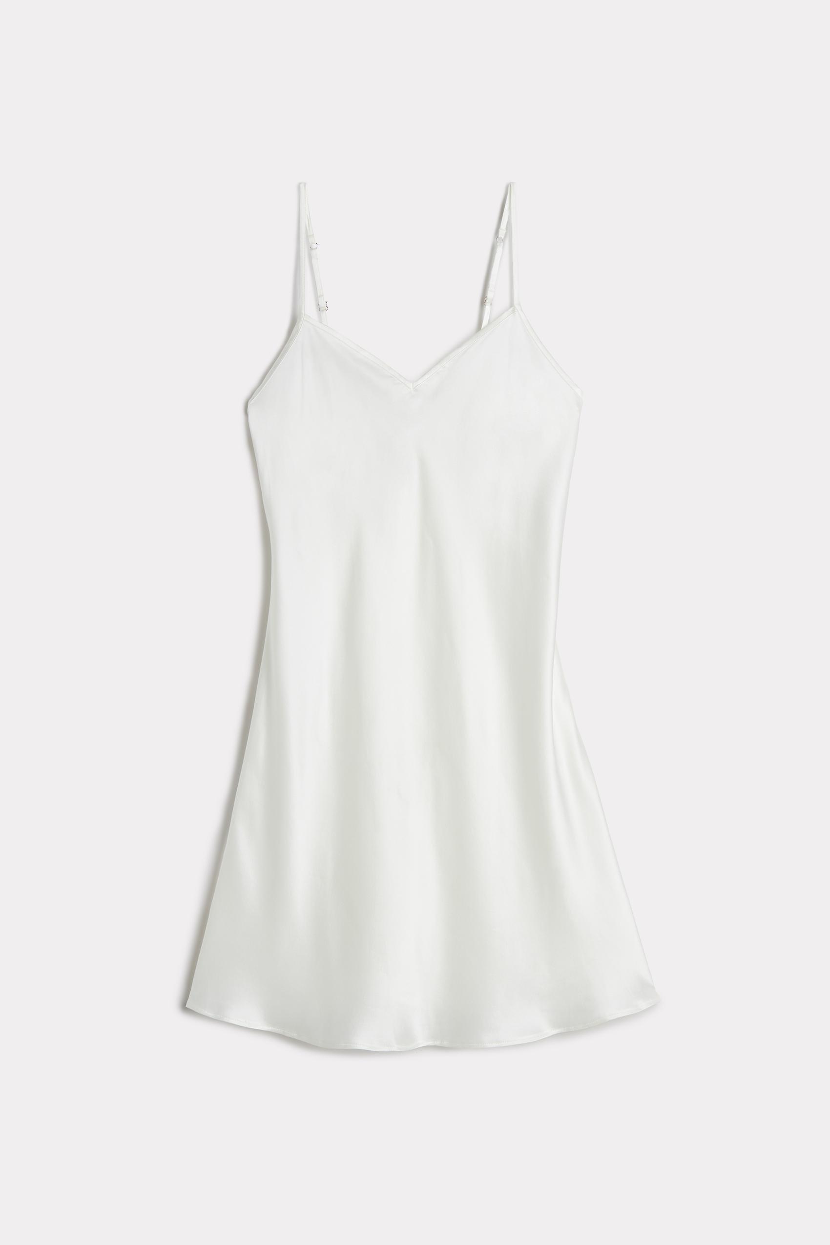 White  Silk Slip, , large image number 13