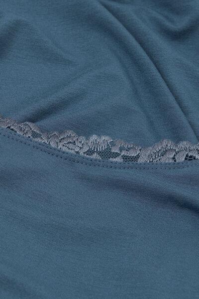 Blue Spaghetti Straps Slip Babydoll, 5601_658J, large image number 4