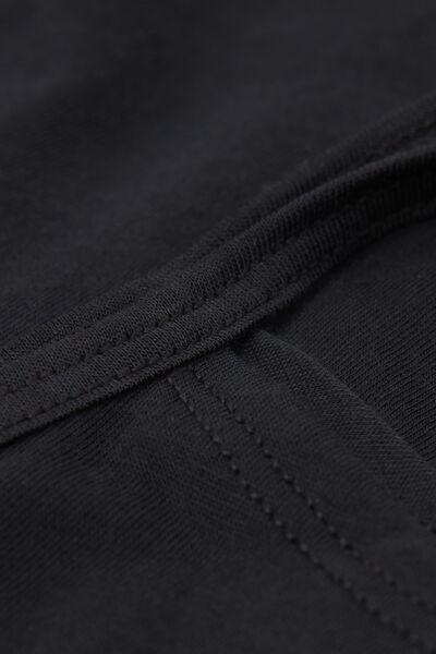 Black Ultrafresh Supima Cotton Slip, , large image number 7