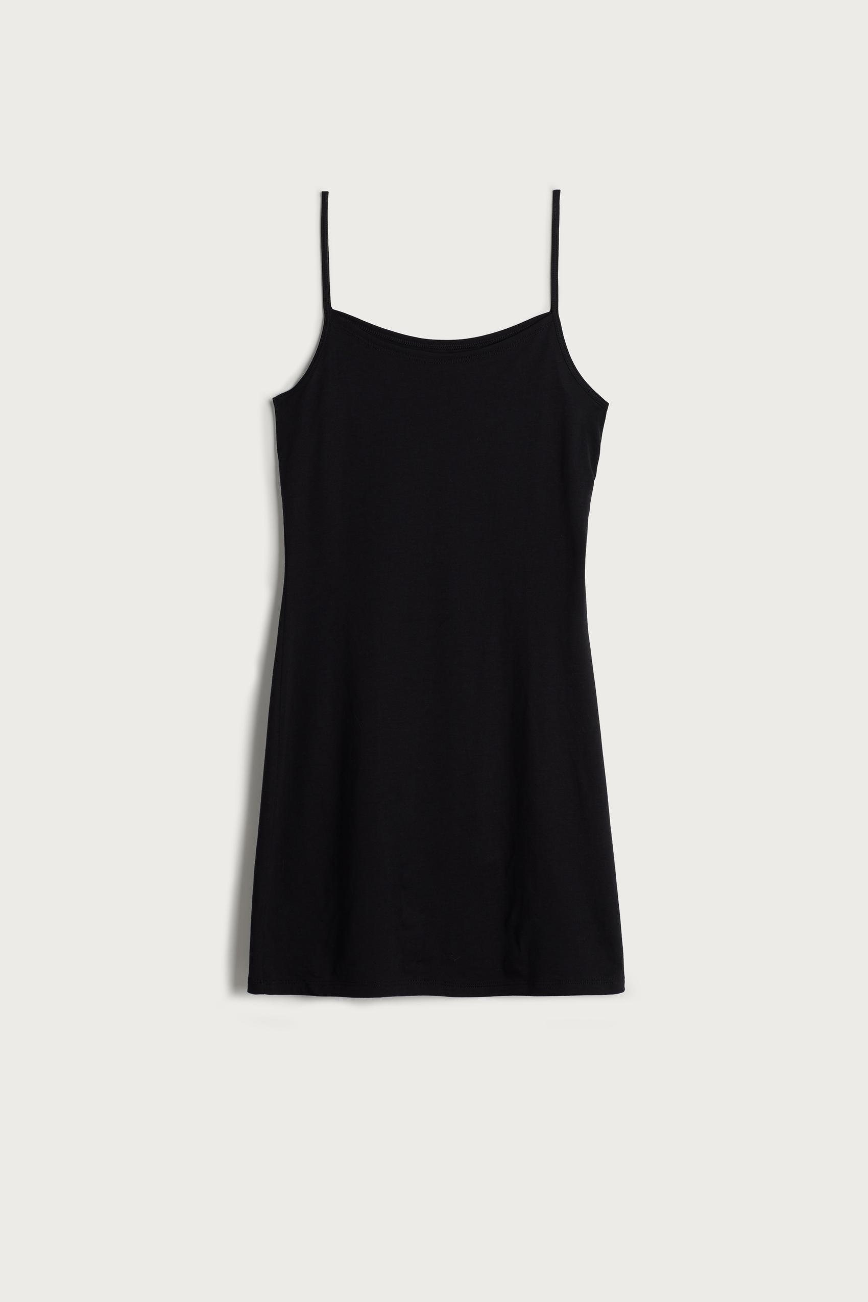 Black Ultrafresh Supima Cotton Slip, , large image number 8