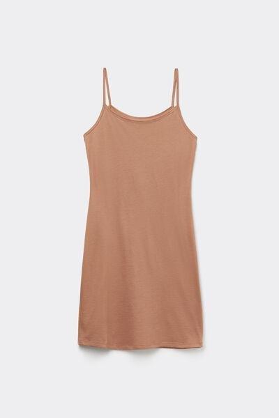 Beige Ultrafresh Supima Cotton Slip, , large image number 4