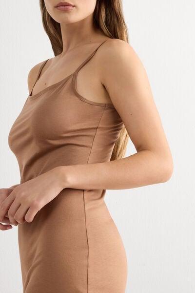 متوسط ​​البيج supima "ائق النضارة؟ زلة القطن ، النساء, Medium Beige, large image number 7