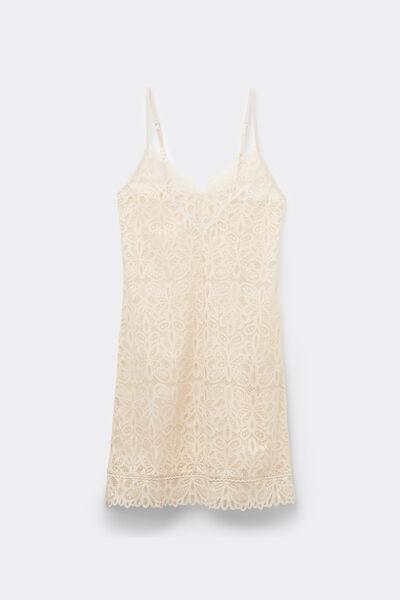 Beige Italian Riviera Lace Slip, , large image number 1