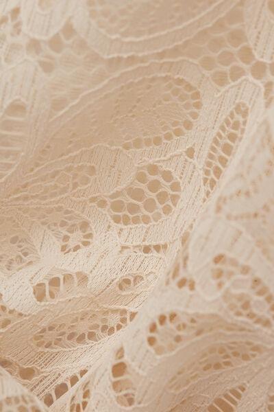 Beige Italian Riviera Lace Slip, , large image number 4