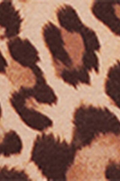 Beige Animal Print Pretty Savage Slip Dress, 5601_938J, large image number 6