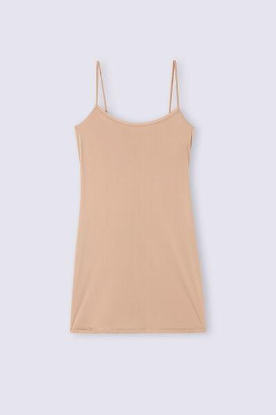 Beige Microfibre Slip, , large image number 1