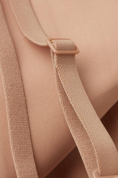Beige Shaping Slip Dress, Soft Beige, large image number 4