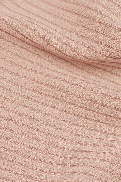 Beige Your Everyday Wear Ribbed Jumpsuit, , large image number 4