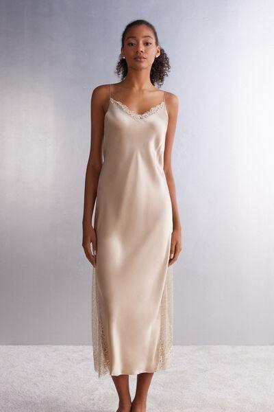 Long top beige slip