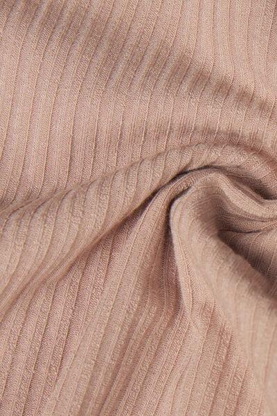 Beige Your Every Wear Long Ribbed Slip Dress, 5601_939J, large image number 6