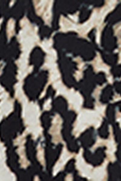 Brown A Moment Of Glamour Animal Print Silk Slip Dress, 5601_029K, large image number 7