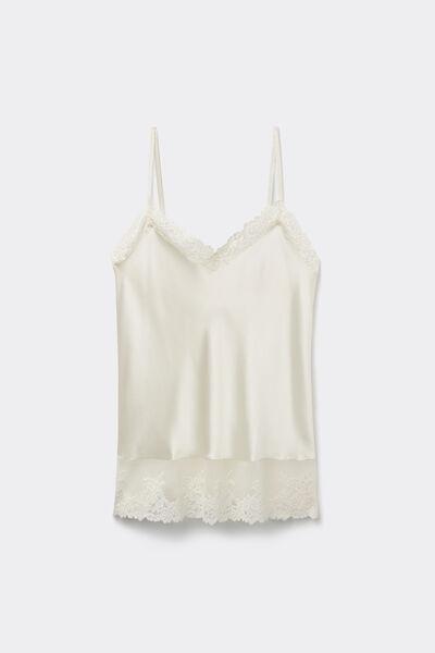 White Pretty Flowers Slip Dress, , large image number 1