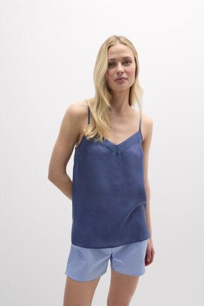Blue The Pure Linen Plain-Weave Linen Top, 5601_167K, large image number 1