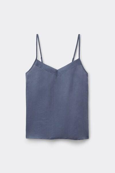 Blue The Pure Linen Plain-Weave Linen Top, 5601_167K, large image number 3