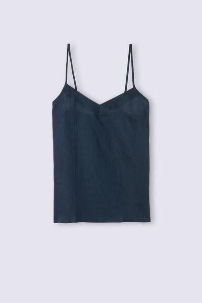 Blue Linen Canvas Top, , large image number 2