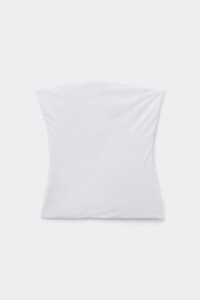 White Fresh Bamboo Bandeau Top, Milk White, large image number 3
