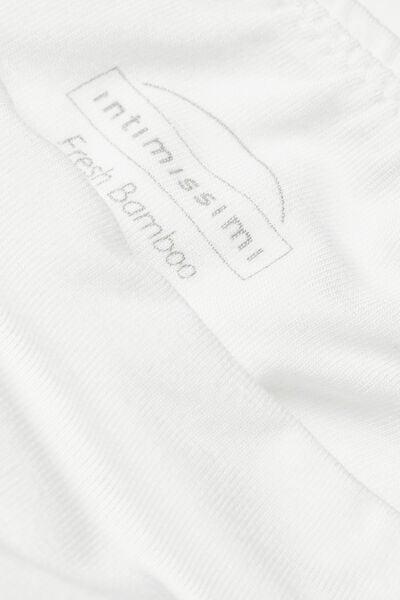 White Fresh Bamboo Bandeau Top, Milk White, large image number 4