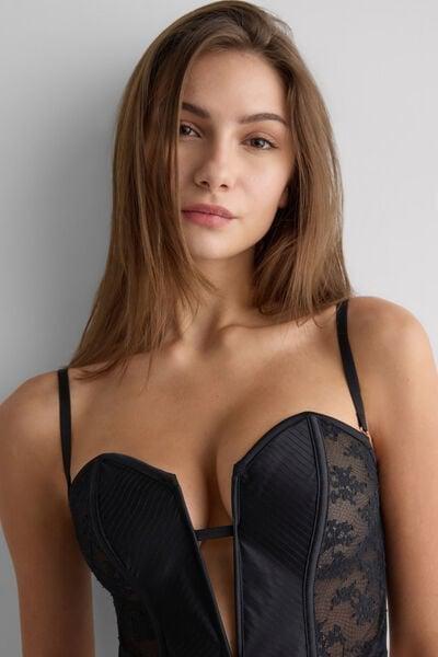 Black The Art Of Lingerie Structured Top, Black, large image number 5