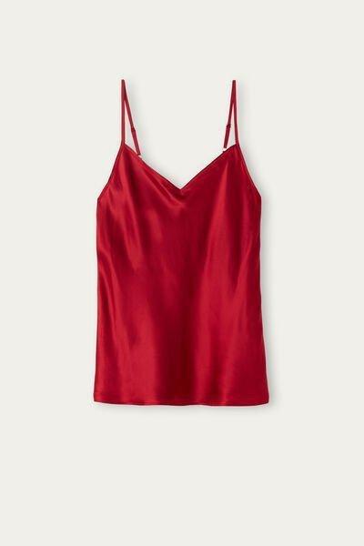 Red V-Neck Tank Top, , large image number 2