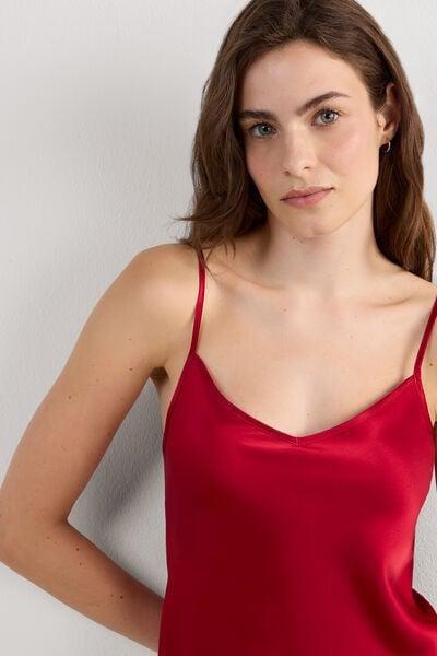 Red V-Neck Tank Top, Red, large image number 5