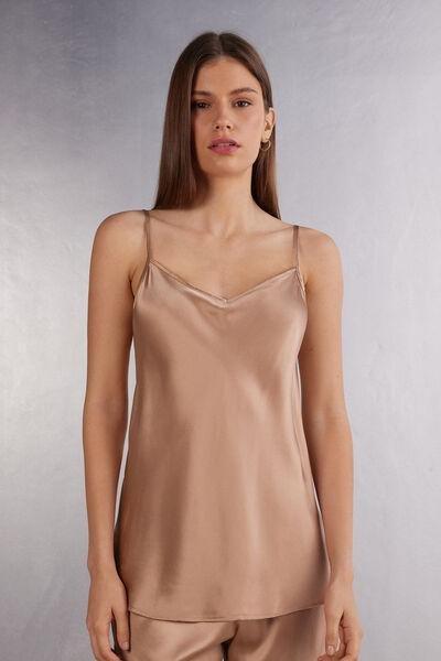 Pink V-Neck Tank Top, , large image number 0