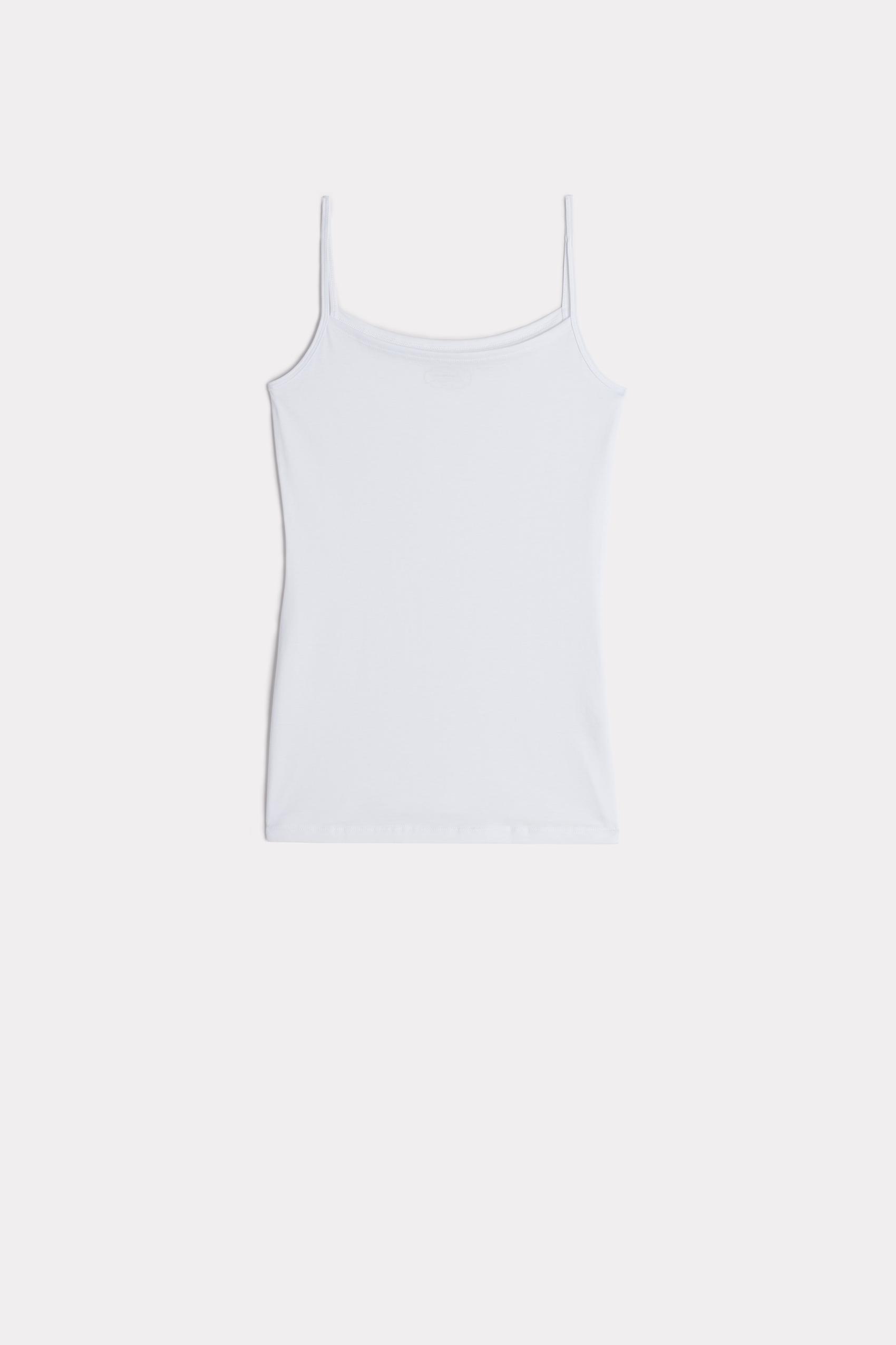 White Ultrafresh Supima Cotton Vest Top, , large image number 7