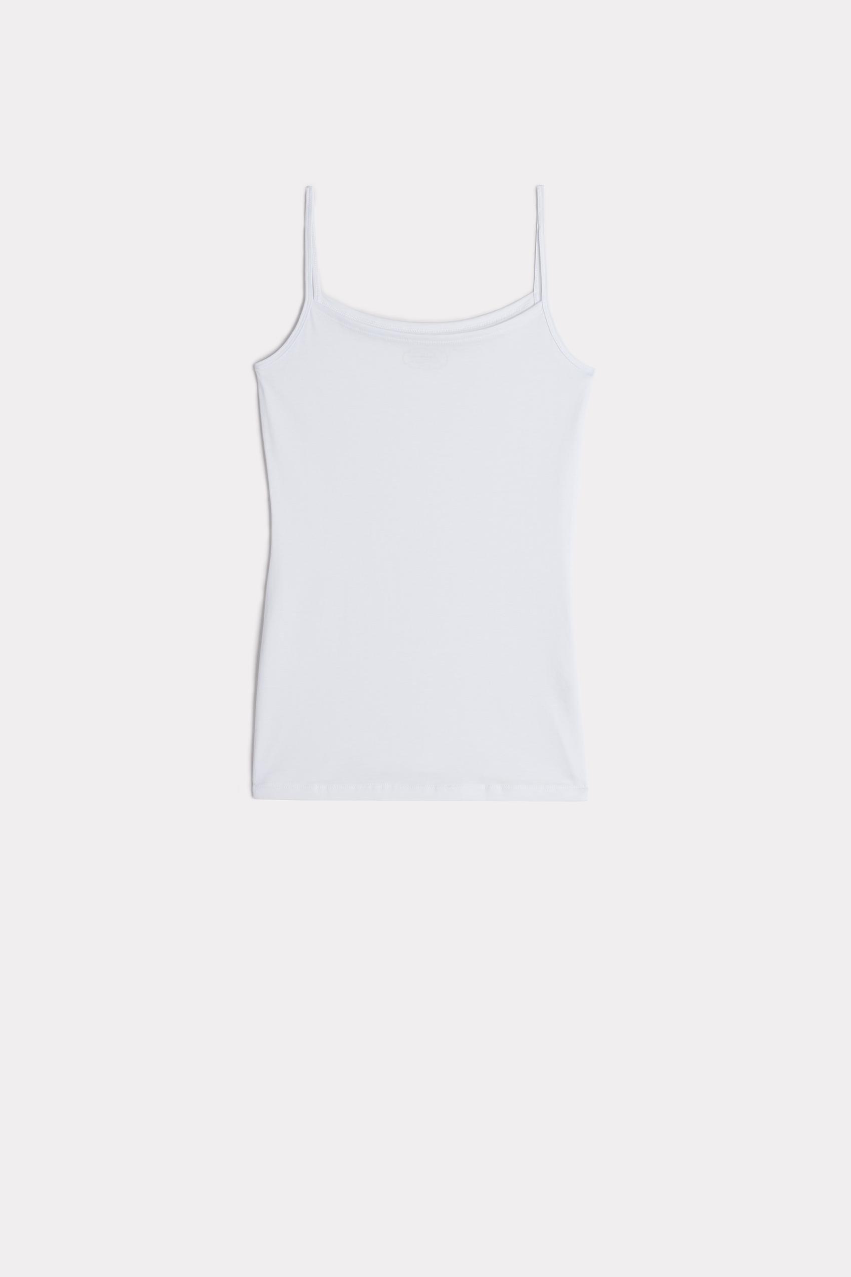 Intimissimi - White Ultrafresh Supima Cotton Vest Top