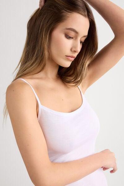 أبيض ultrafresh supima؟ أعلى سترة من القطن ، للنساء, White, large image number 9