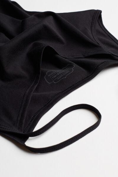 Black Ultra fresh Vest Top, , large image number 5