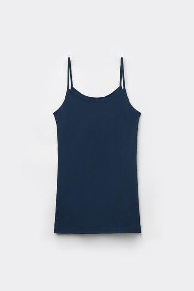 Navy Ultra Fresh Vest Top, Intense Blue, large image number 8