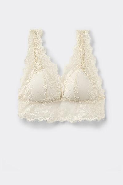 Ecru Self Love Lace Bra Top, , large image number 2