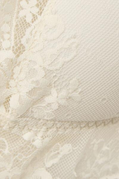 Ecru Self Love Lace Bra Top, , large image number 4