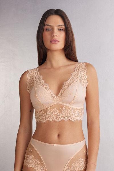 Pink Self Love Lace Bra Blouse, , large image number 0